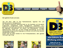 Tablet Screenshot of dib-verlag.de